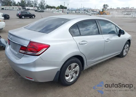 2015 Honda Civic Lx из США, поврежденный, VIN 19XFB2F5XFE273689